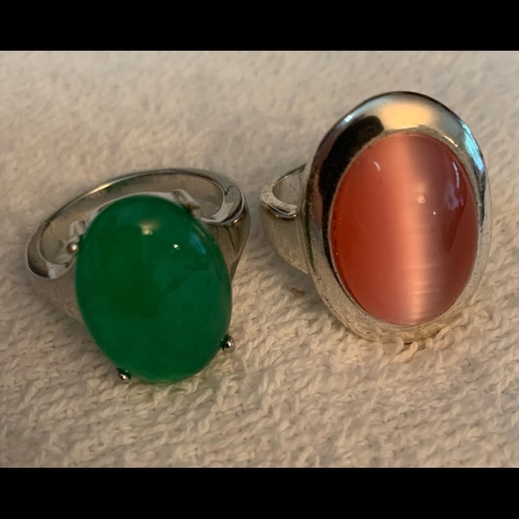 3 SilverTone Rings - Picture 2 of 3